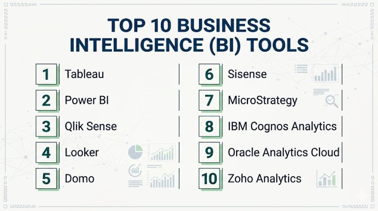 Top 10 Business Intelligence (BI) Tools: Features, Pros, Cons ...