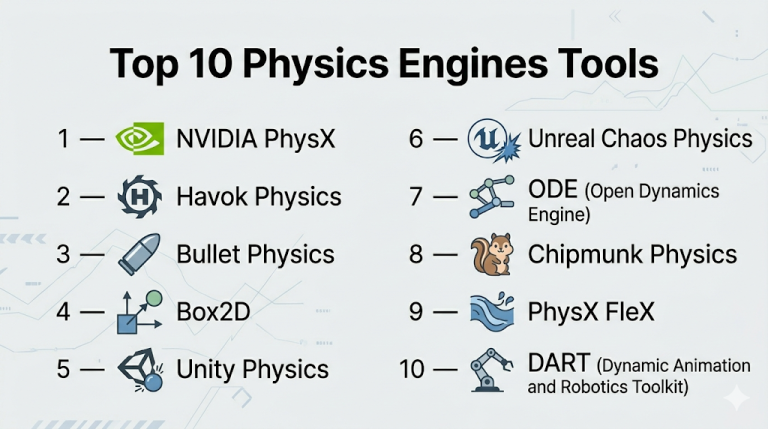 Top 10 Physics Engines Features, Pros, Cons & Comparison – Stocks Mantra