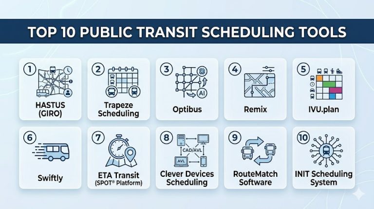 Top 10 Public Transit Scheduling Tools: Features, Pros, Cons ...