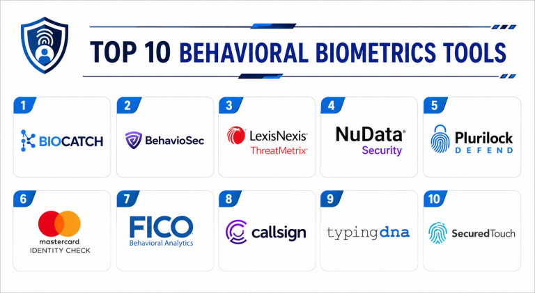 Biometry Tools Top 10 Behavioral Biometrics Tools: Features, Pros, Cons & Comparison ...