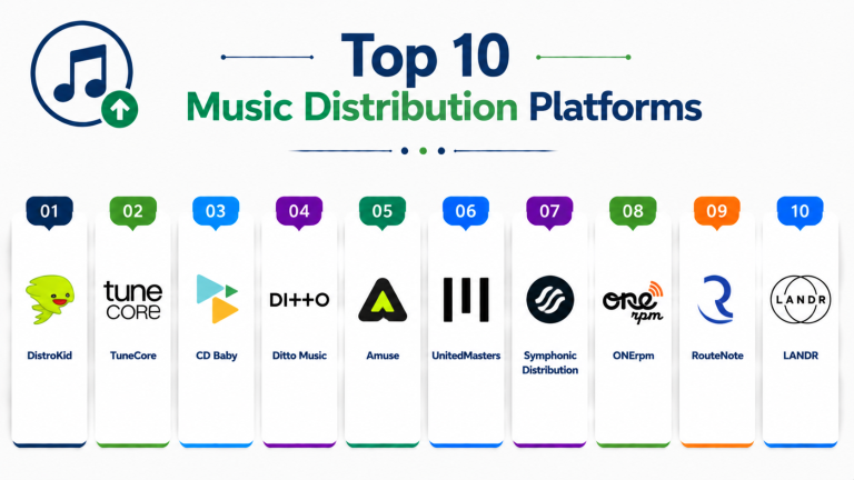 Musical Instruments Platform Top 10 Music Distribution Platforms Features, Pros, Cons & Comparison ...