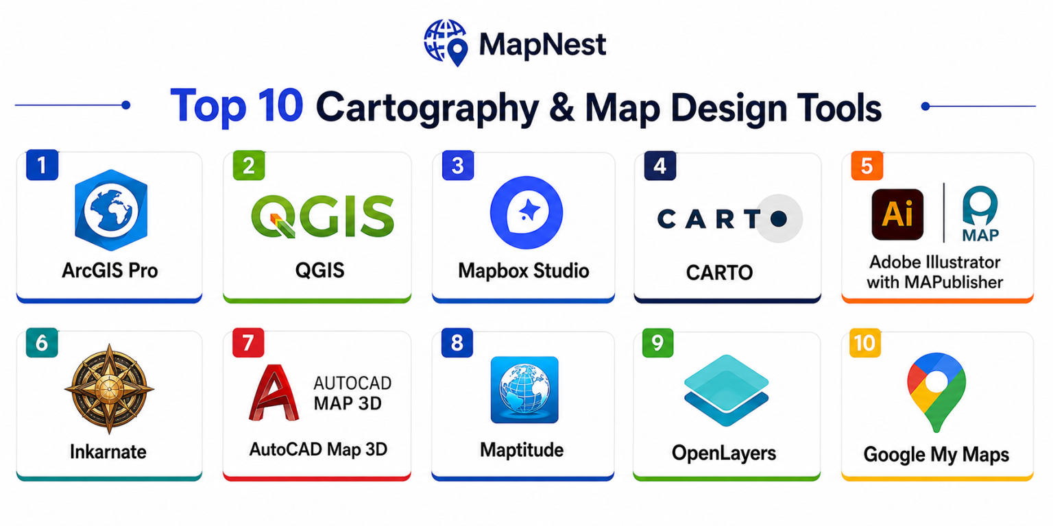 Map Equipment Names Top 10 Cartography & Map Design Tools Features, Pros, Cons & Comparison ...